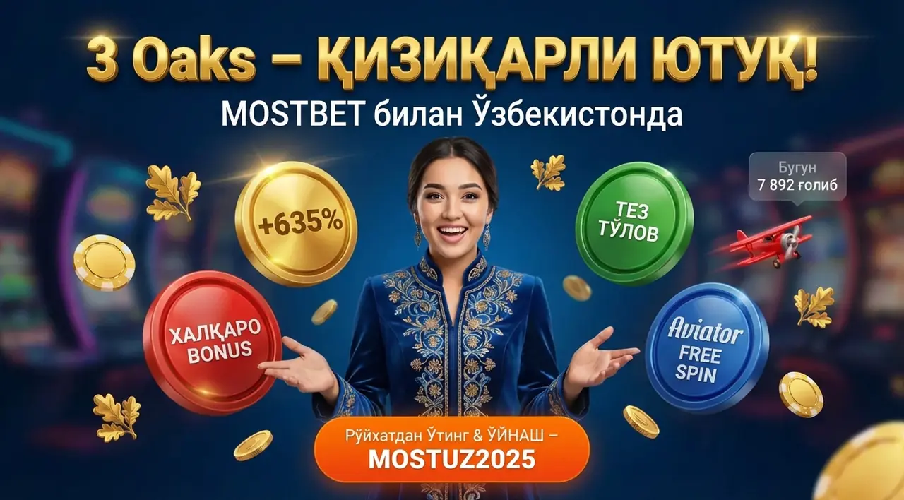 3 Оакс слот Ўзбекистон