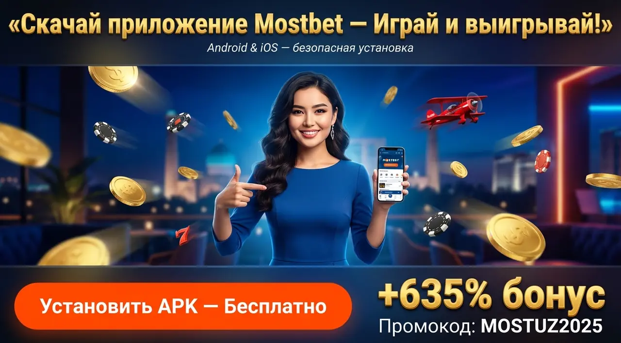 Mostbet приложение — скачать APK на Android и iOS