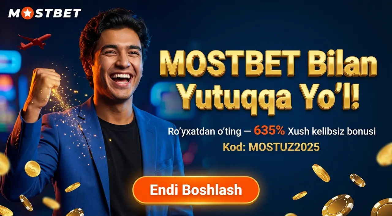 Mostbet tirkew — Ro'yxatdan o'tish va Bonuslar 2026